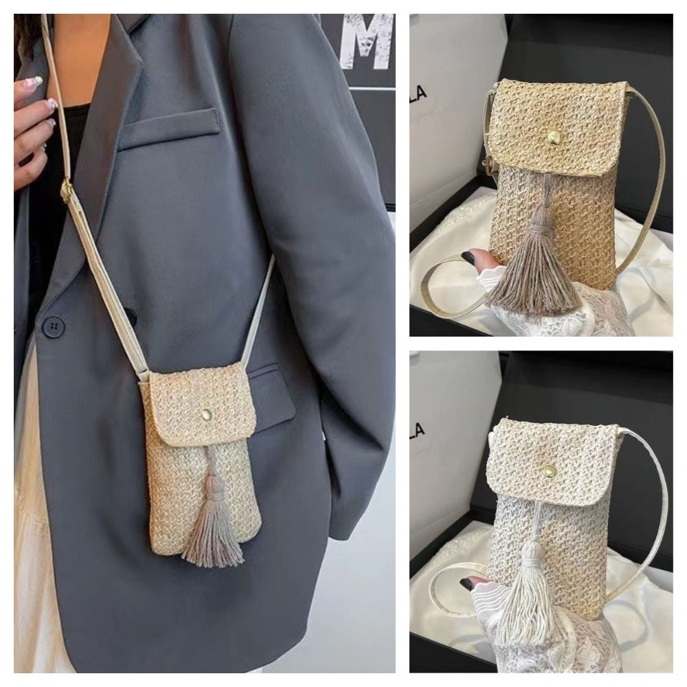 Fashion Weaving Straw Woven Ha - مراجعة Beach Bag Straw وسعره
