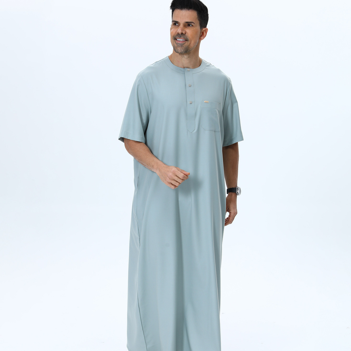 Muslim Men Abaya Kaftan Pakist - مراجعة Summer Clothing Pakistan وسعره