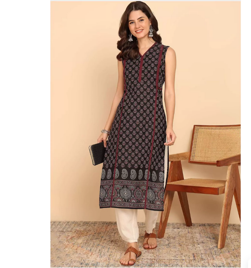 Indian ethnic style printed pu - مراجعة Summer Clothing Pakistan وسعره