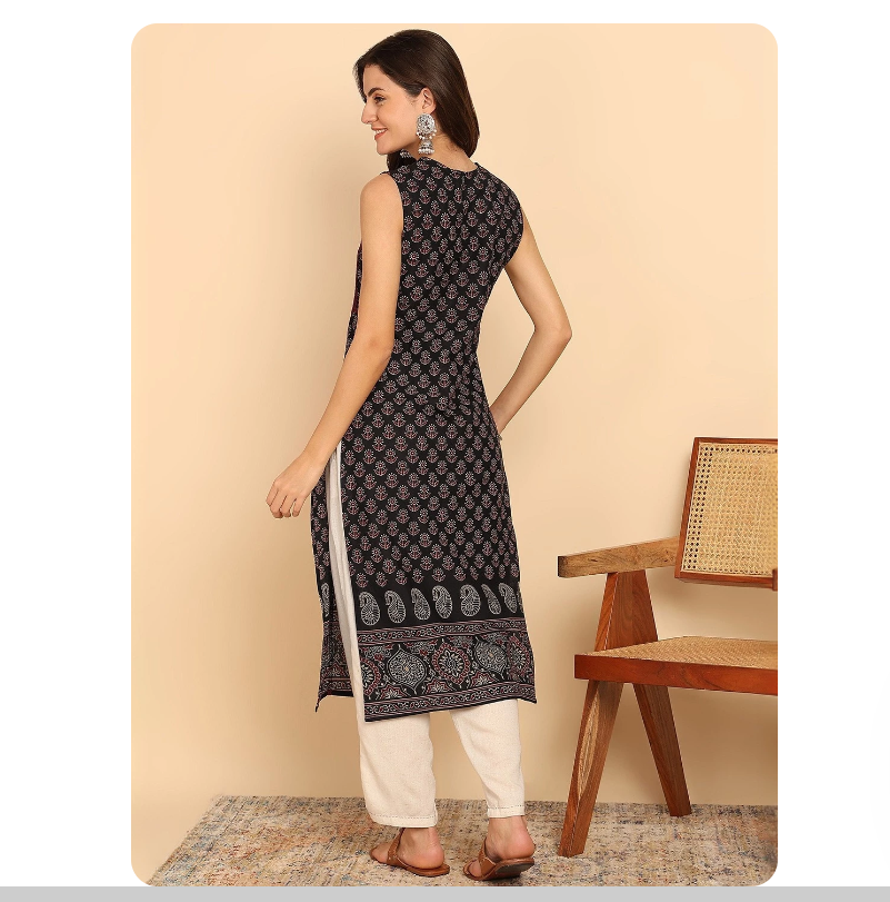 Indian ethnic style printed pu - مراجعة Summer Clothing Pakistan وسعره