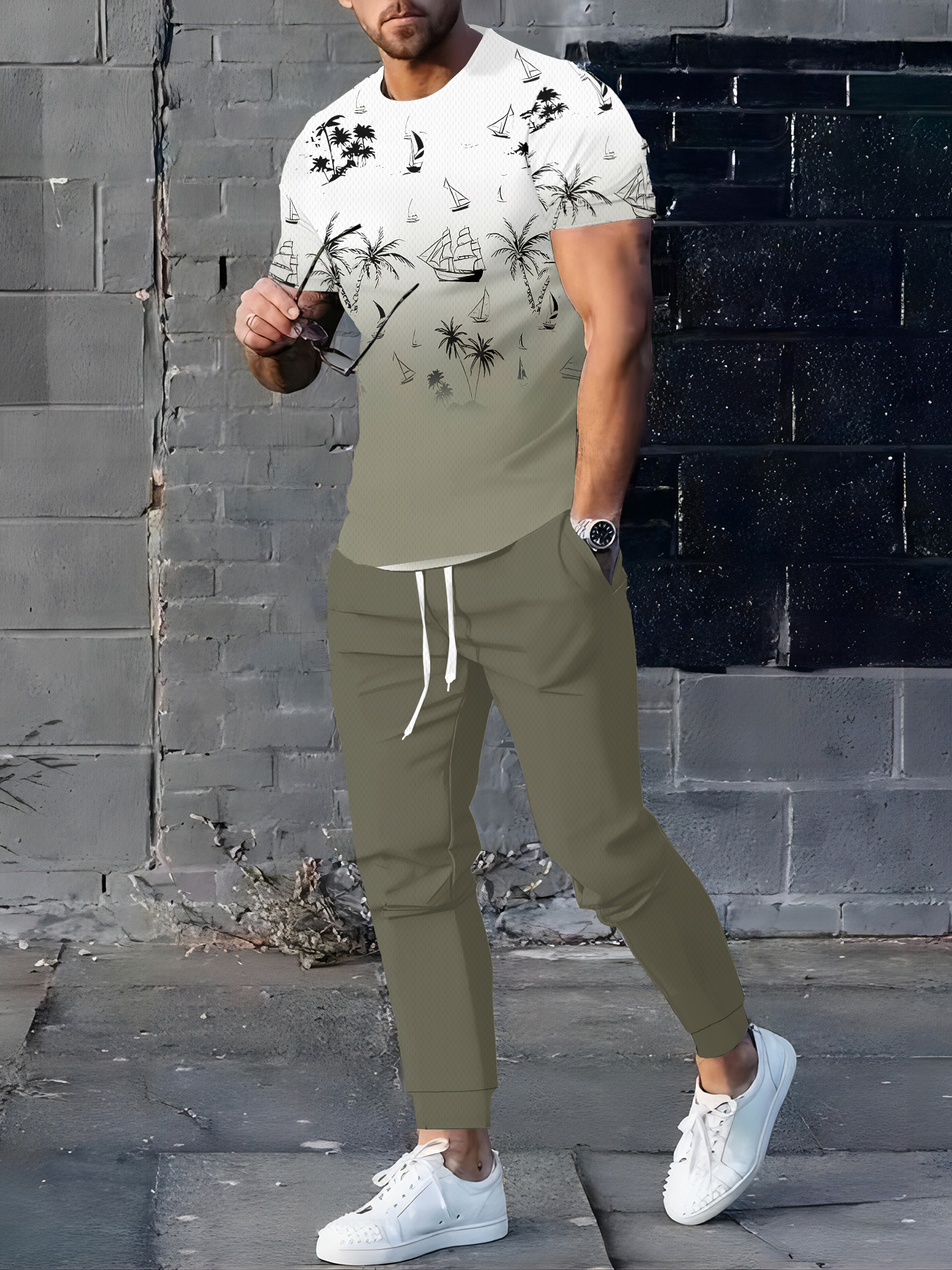 2026 Summer Men's Suit with 3D - مراجعة Summer Clothing Patterns وسعره