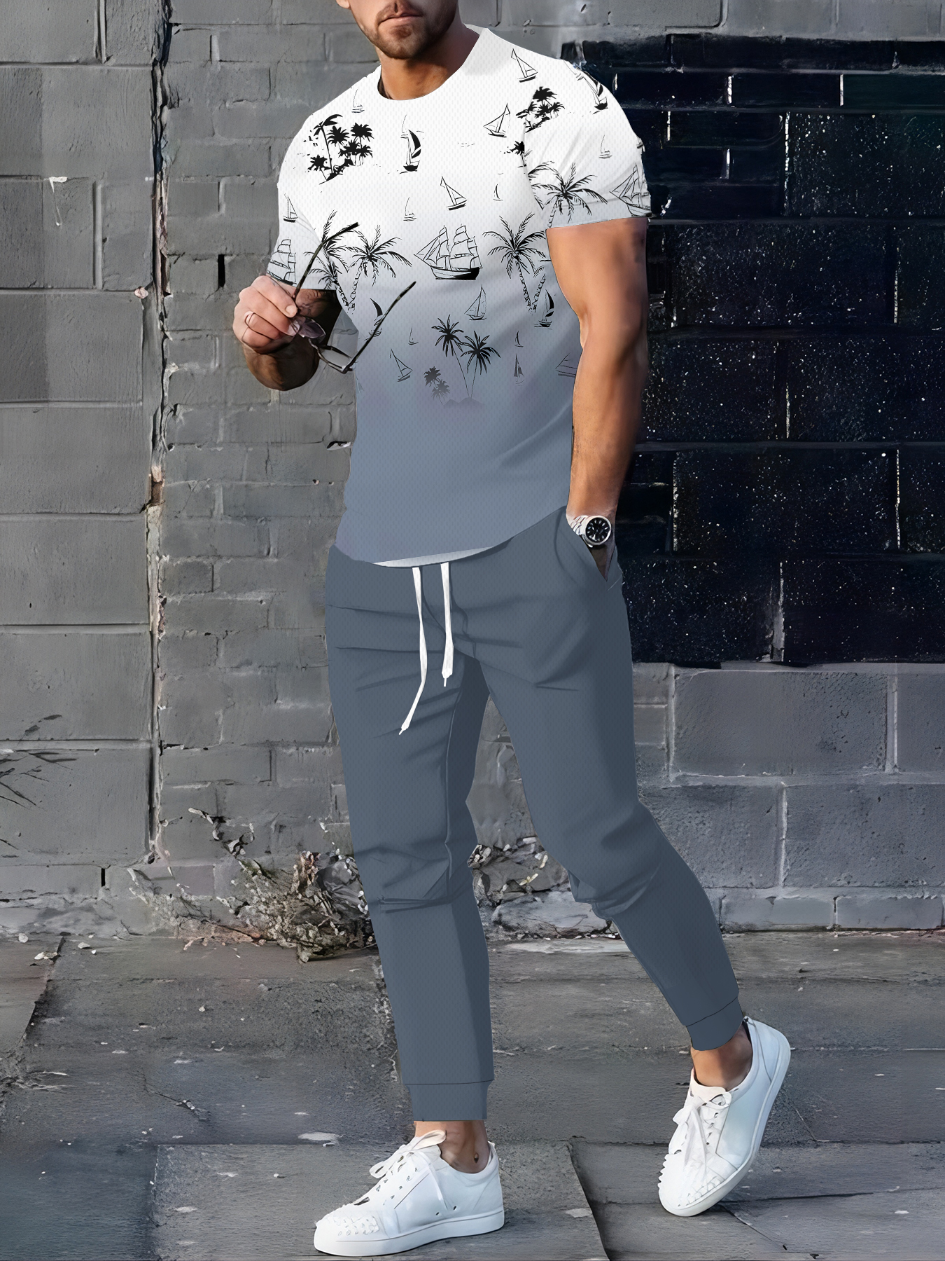 2026 Summer Men's Suit with 3D - مراجعة Summer Clothing Patterns وسعره