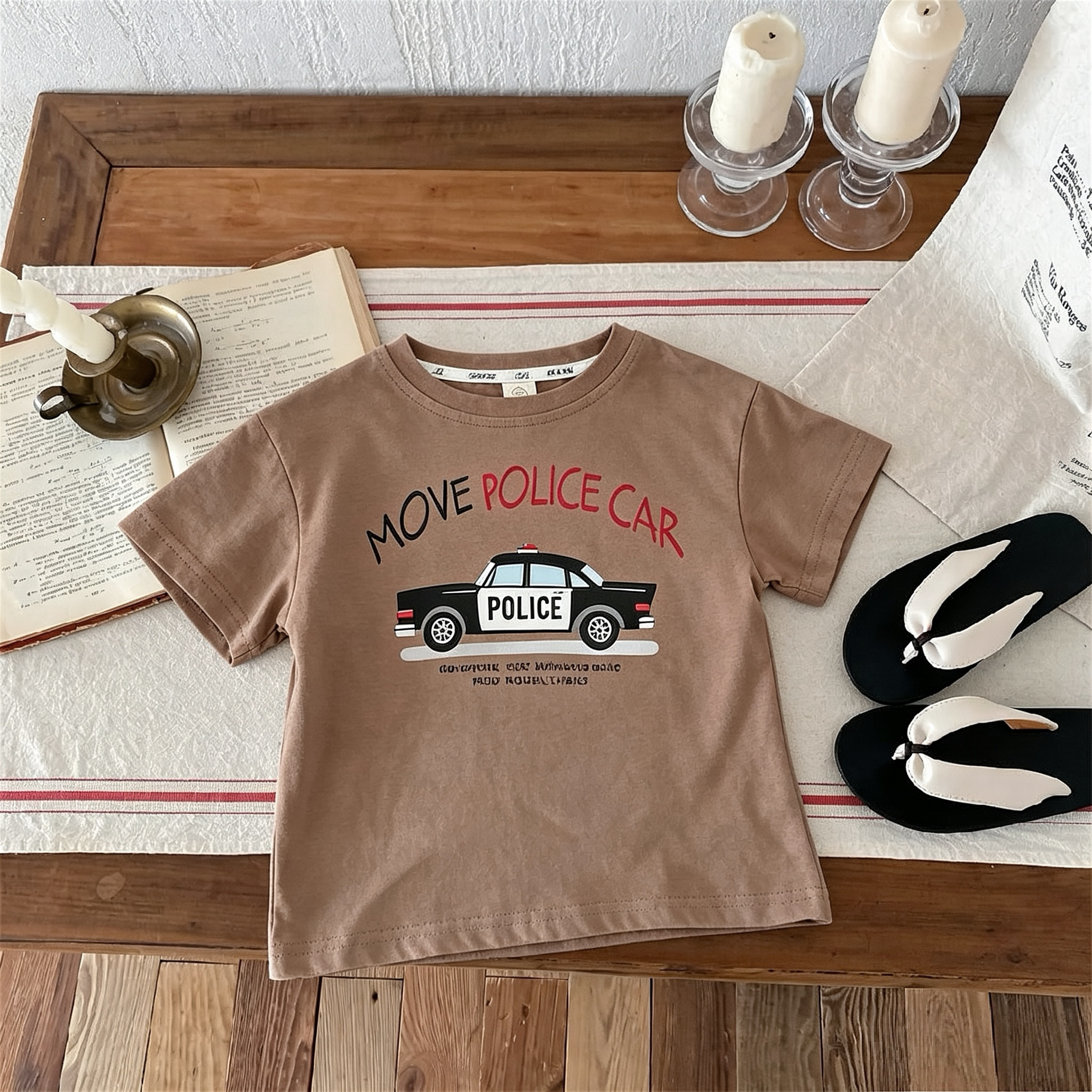 Printed Car Boys Girls T-shirt - مراجعة Summer Clothing Boutiques وسعره