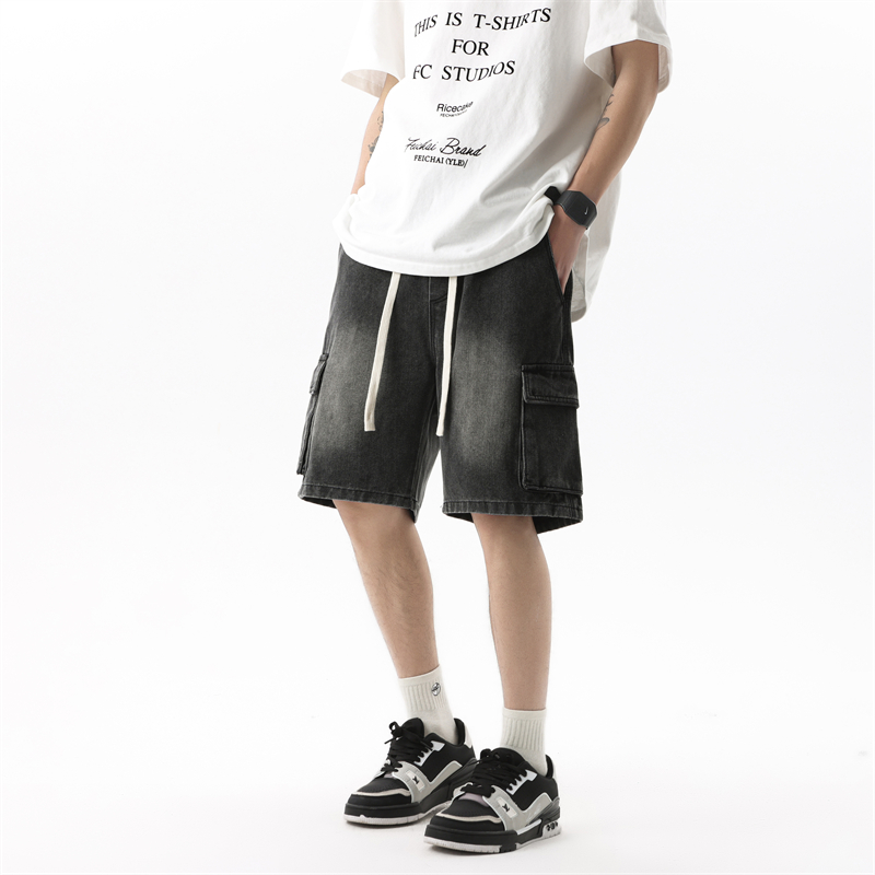 Summer Men's Denim Shorts Retr - مراجعة Summer Clothing Brands وسعره