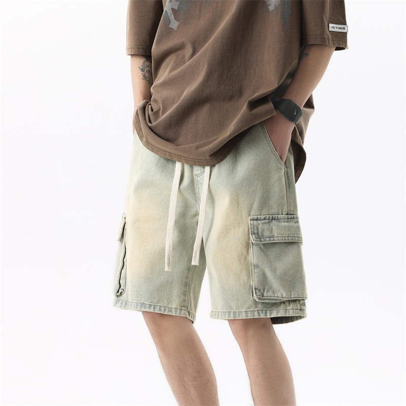 Summer Men's Denim Shorts Retr - مراجعة Summer Clothing Brands وسعره