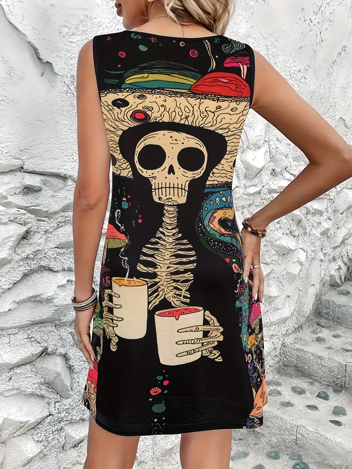 Women'S Gothic Punk Casual Dre - مراجعة Summer Clothing For 70 Year Old Woman وسعره